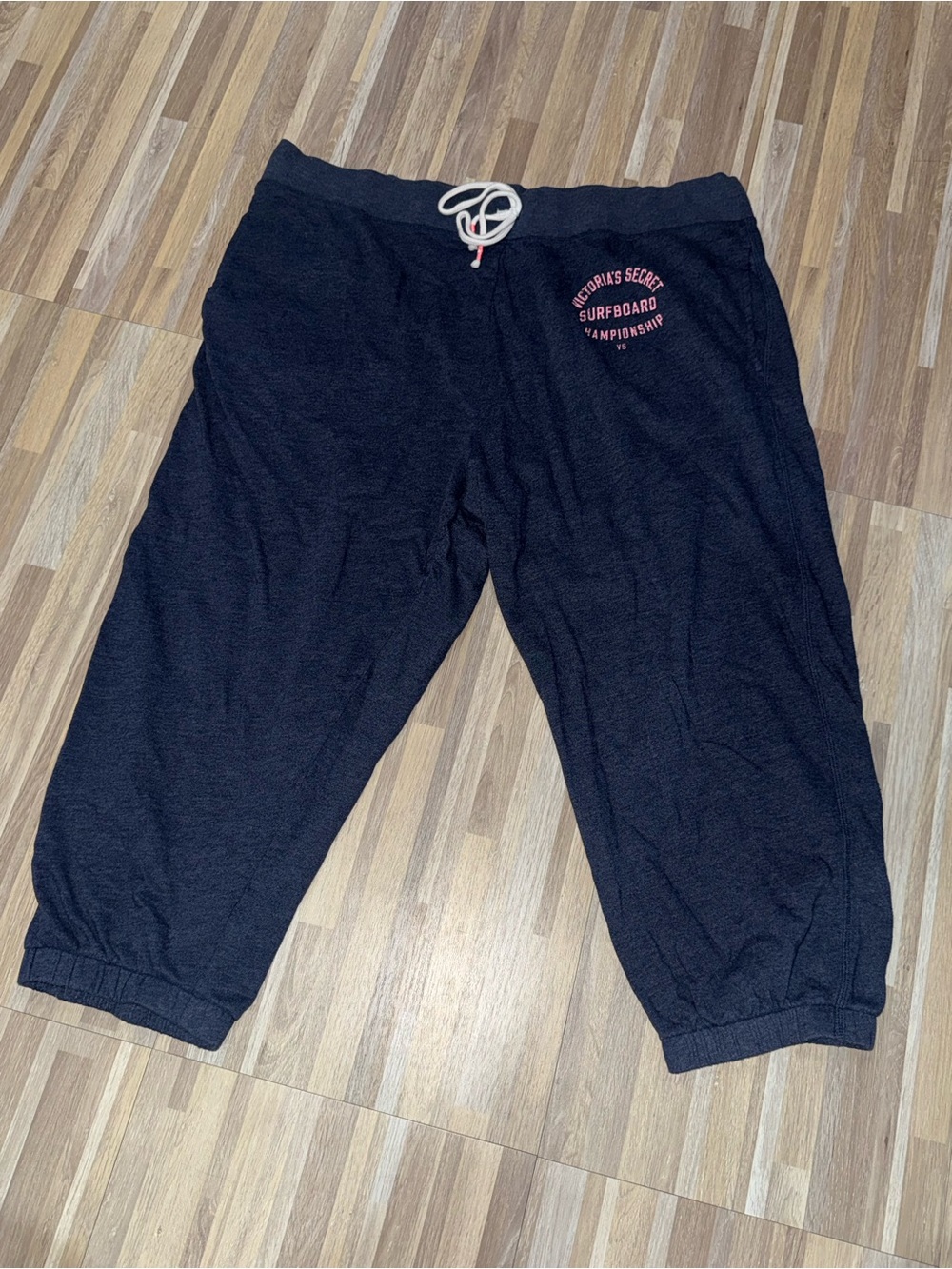 Victoria's Secret Navy Capri Sweatpants with Drawstring